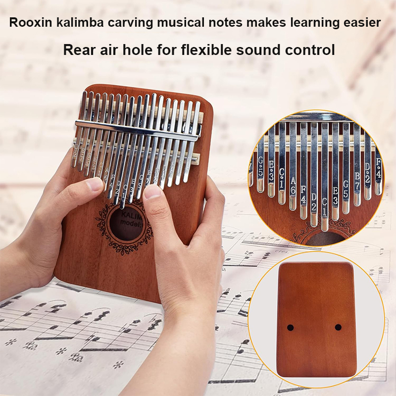 AliExpress 17 21 Keys Kalimba Finger Piano Kalimba 17 21 Keys Thumb Piano Keyboard Musical Instrument Mbira for Beginner Music Lover  ﻿, view 2