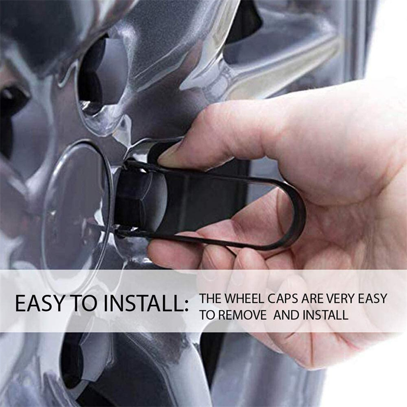 AliExpress 17mm/19mm/21mm 20Pcs Car Wheel Nut Caps Protection Covers Caps Auto Hub Screw Cover Black Car Tire Bolt Nut Cap Tyre Decoration, view 4