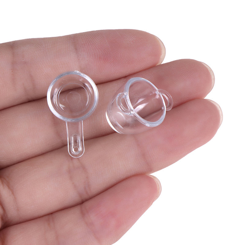 AliExpress 17Pcs/Set Mini Transparent Kitchenware Toy Drink Cups Dish Plate Tableware Miniatures DIY Pretend Play, view 4