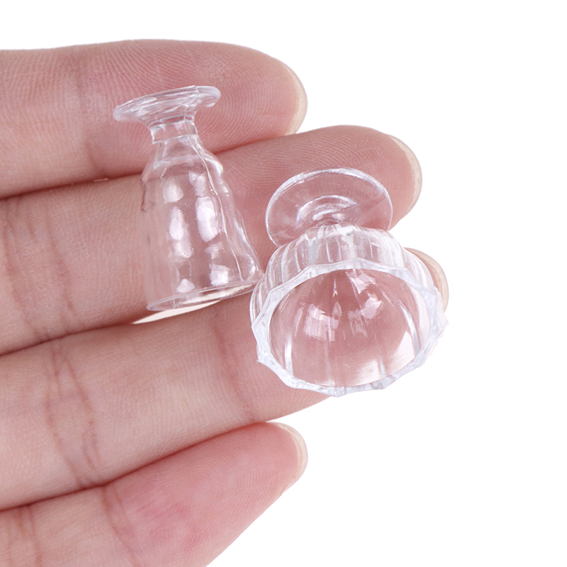 AliExpress 17Pcs/Set Mini Transparent Kitchenware Toy Drink Cups Dish Plate Tableware Miniatures DIY Pretend Play, view 5