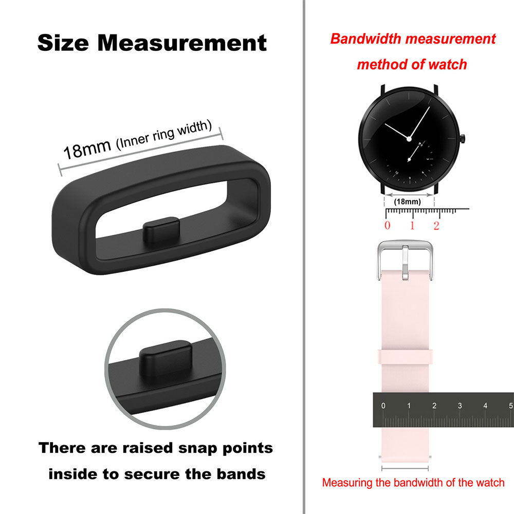 AliExpress Watch Band Keeper Loops (18, 20, 22, 26mm), view 6