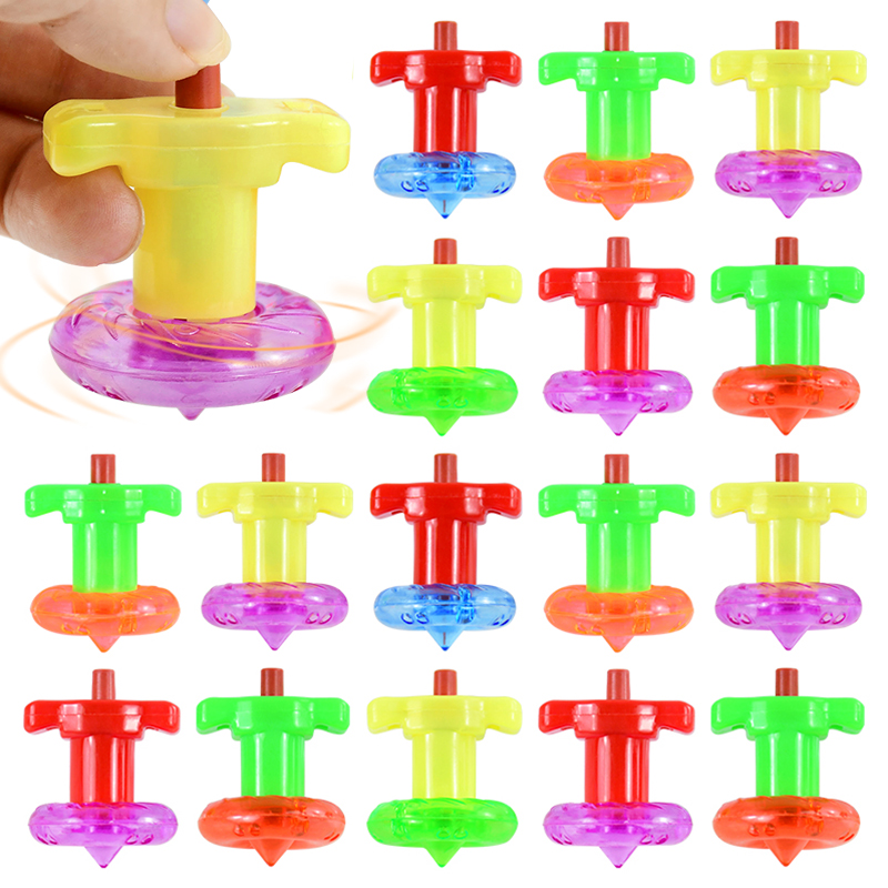 AliExpress 18pcs Mini Finger Spinning Gyro Toys Color Torsion Speed Decompression Kids Party Favors Birthday Gifts Pinata Fillers