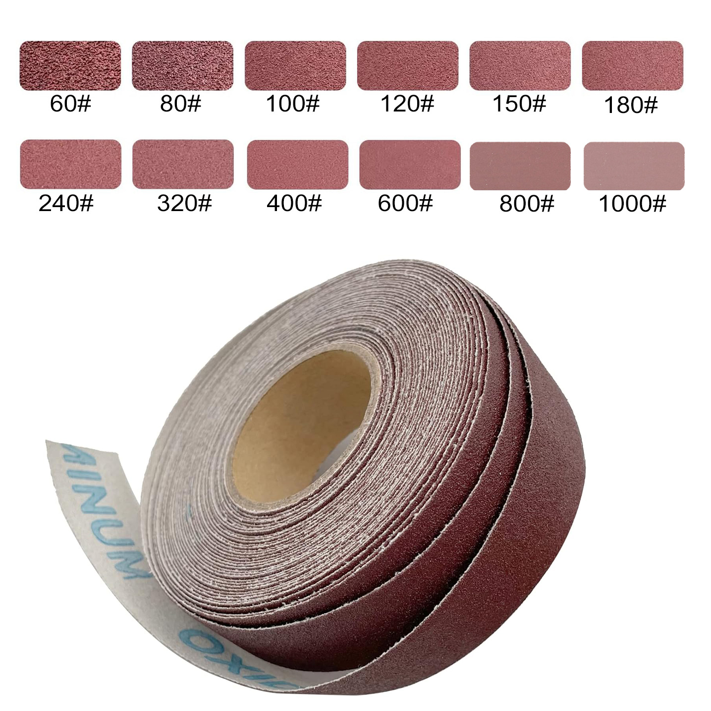 AliExpress 1inch 2/5M Emery Cloth Rolls, Continuous Sandpaper (2m / 5m) Suitable for Wood Sanding, Metal Polishing, Car Detailing, view 3