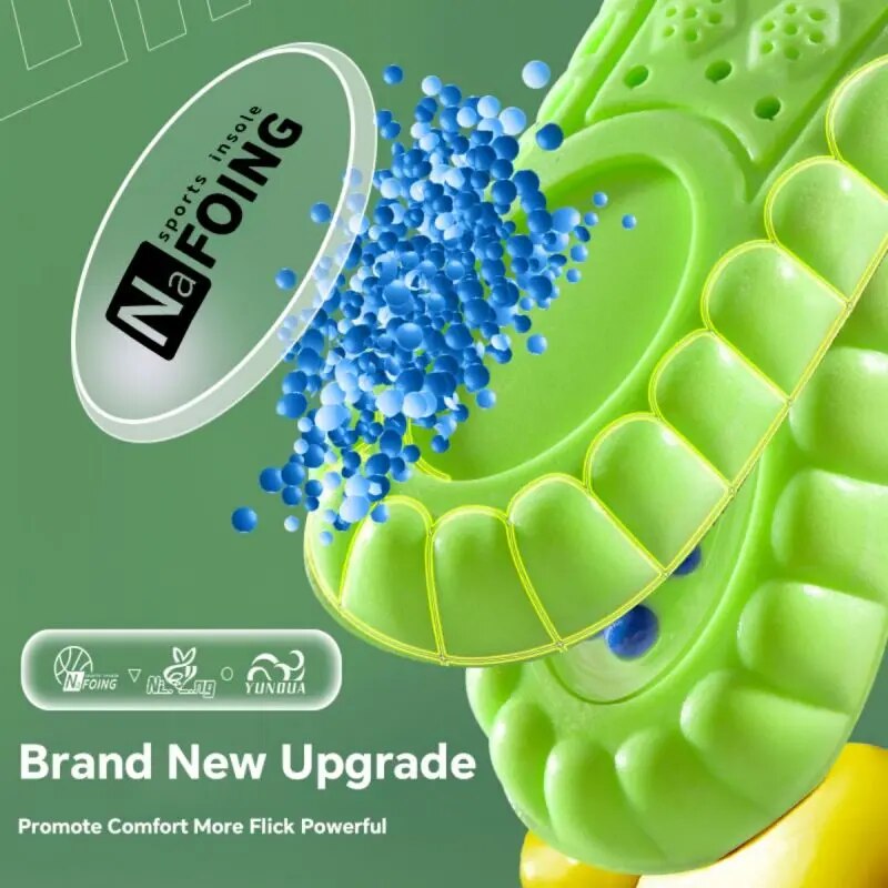 AliExpress 1Pair 4D Cloud Sport Insoles for Shoes PU Air Cushion Sole Soft Shock Absorption Deodorant Breathable Running Orthopedic Insoles, view 5