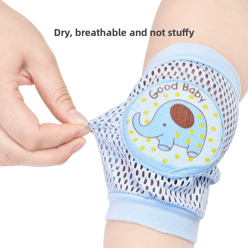 AliExpress 1Pair Baby Knee Pads Thin Summer Infant Crawling Protector Anti-fall Toddler Learning To Walk Knee Sleeve, view 2