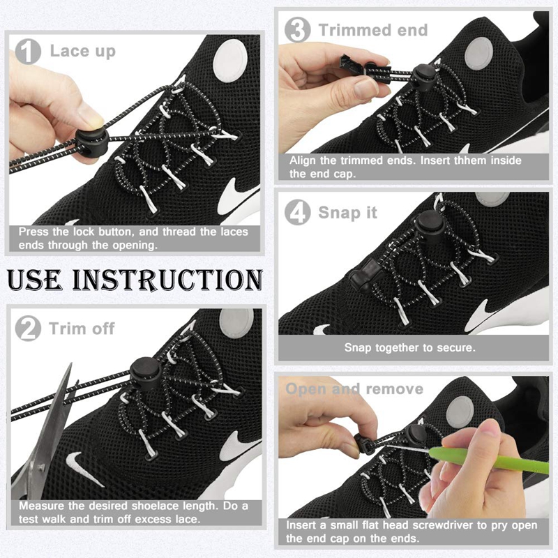 AliExpress Elastic No-Tie Lock Shoelaces (1 Pair), view 4