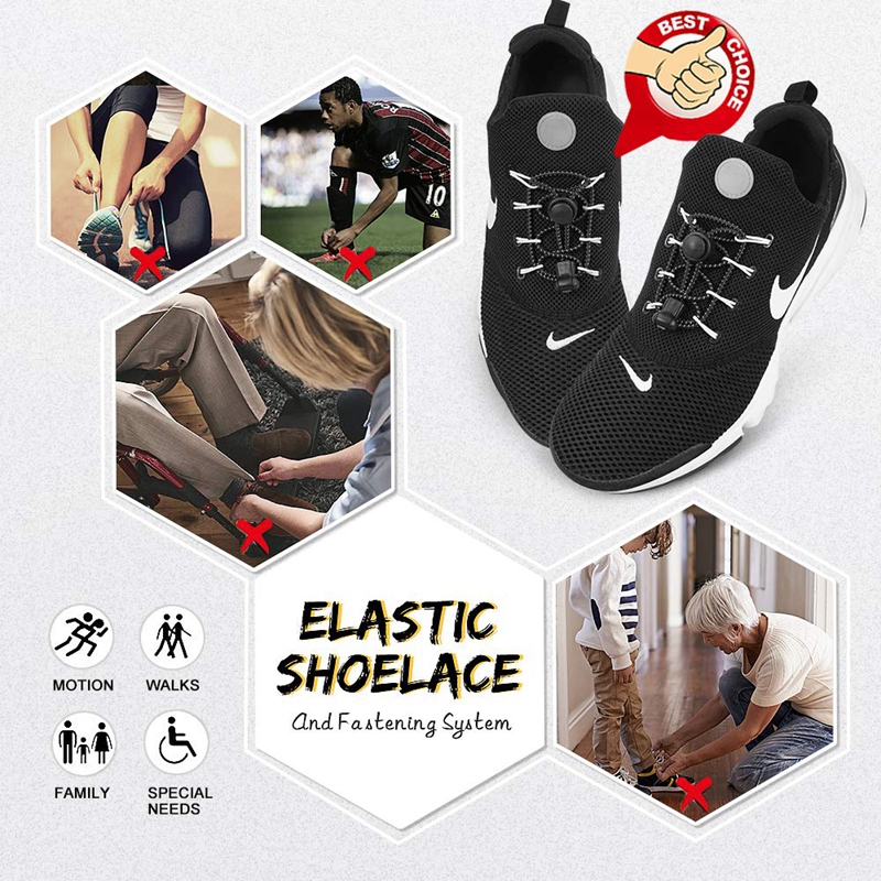 AliExpress Elastic No-Tie Lock Shoelaces (1 Pair), view 5