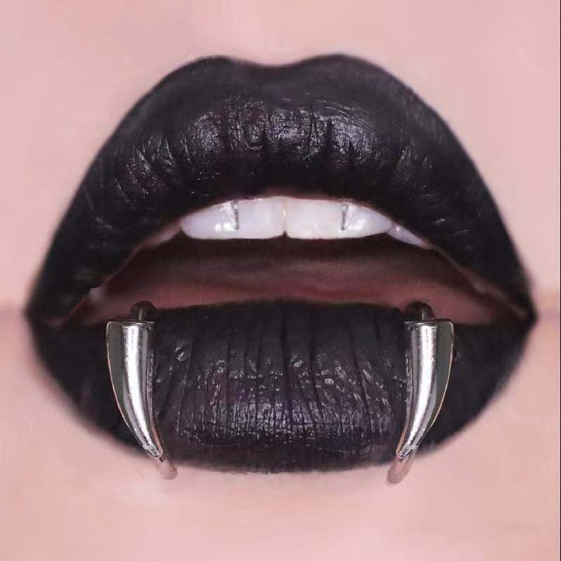 AliExpress Stainless Steel Clip-On Fake Lip Ring (Pair), view 2