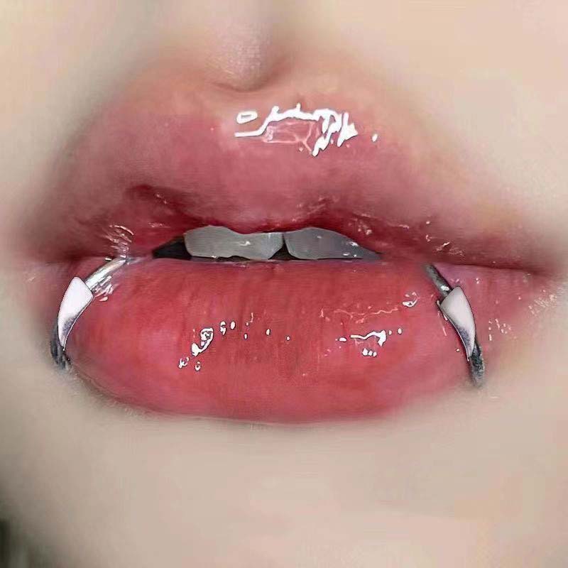 AliExpress Stainless Steel Clip-On Fake Lip Ring (Pair), view 3