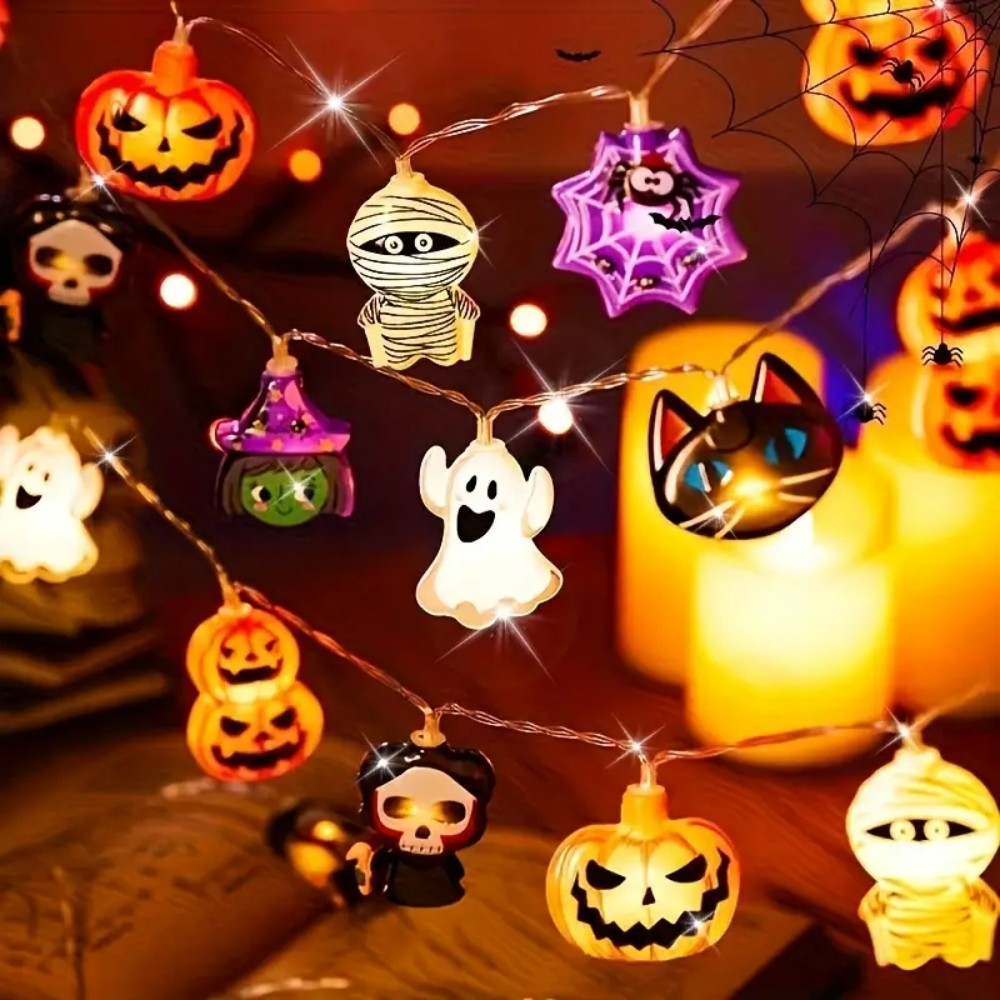 AliExpress Battery-Powered Halloween LED String Lights