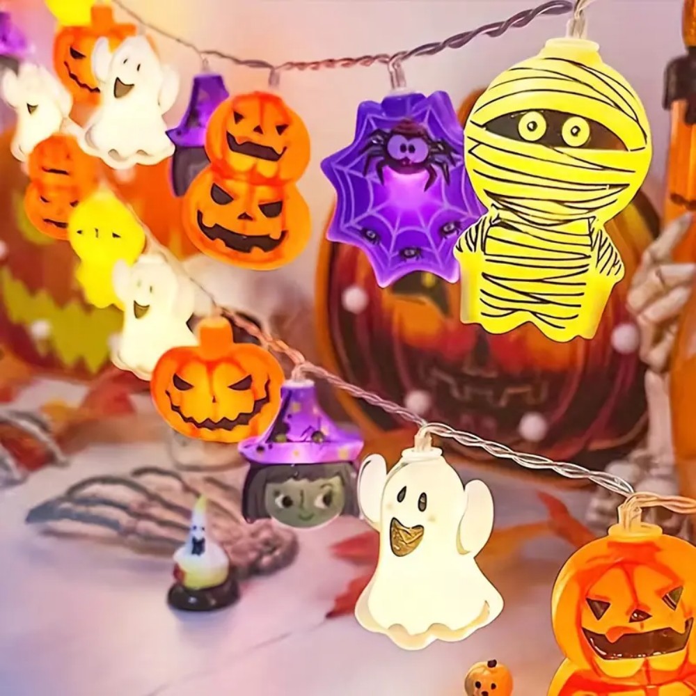 AliExpress Battery-Powered Halloween LED String Lights, view 2