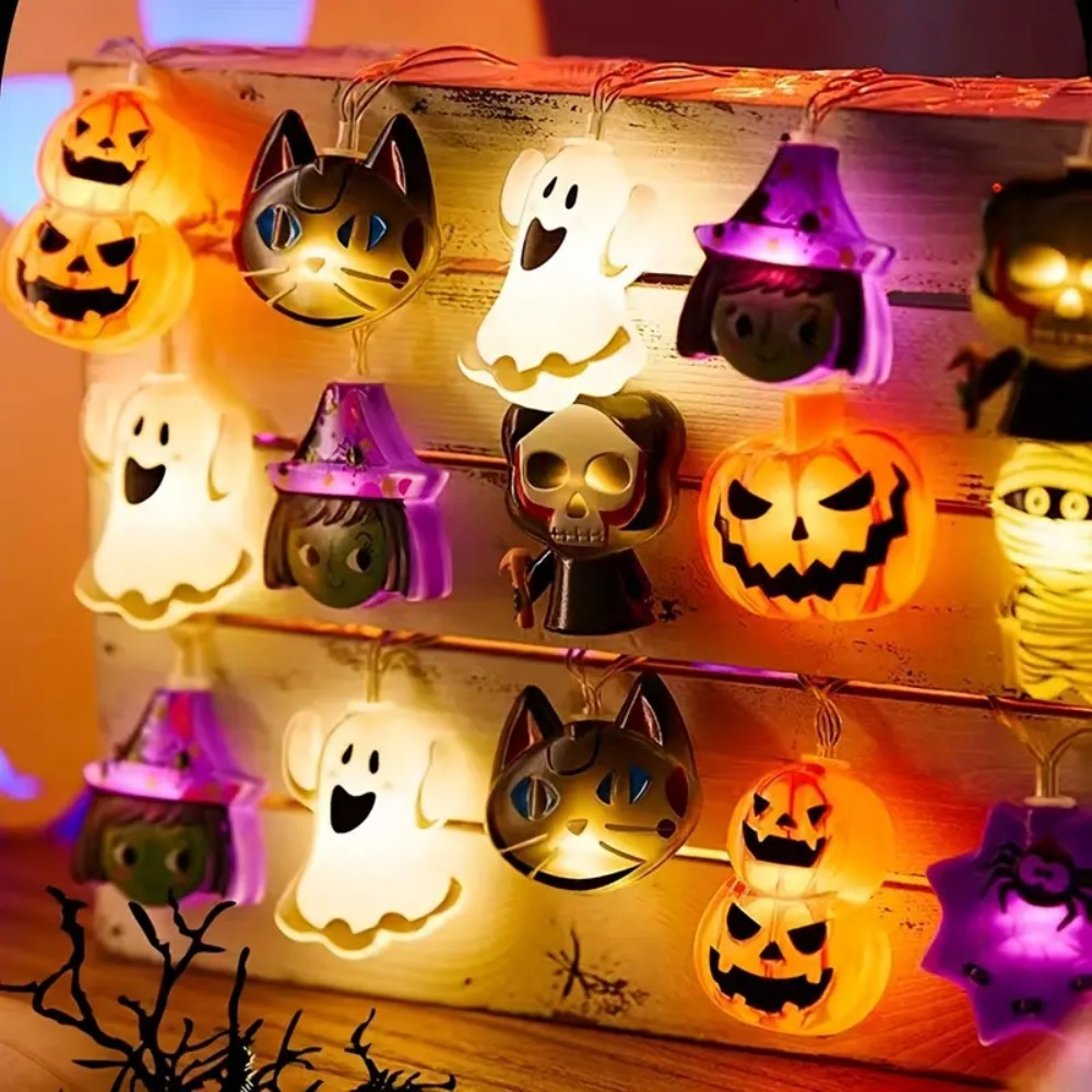 AliExpress Battery-Powered Halloween LED String Lights, view 3
