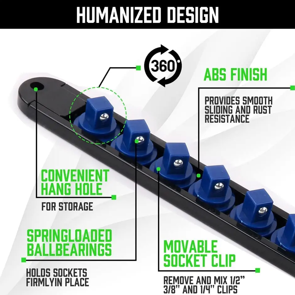 AliExpress 360-Degree Swivel Socket Organizer Rail, view 4