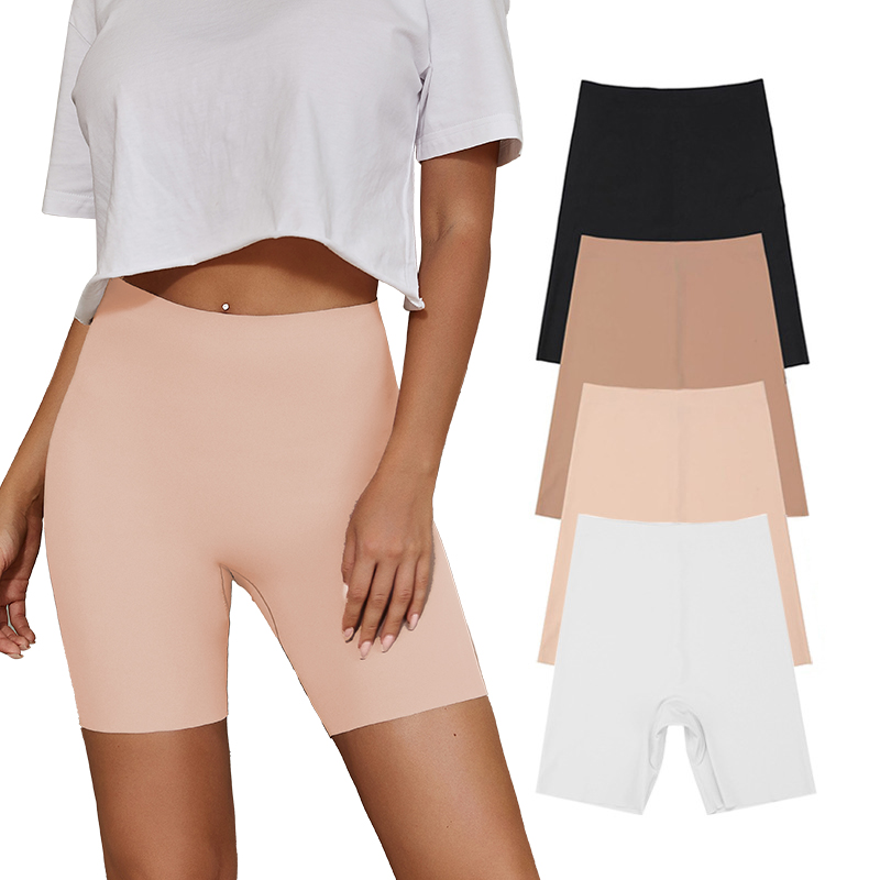 AliExpress 1Pc/4Pcs/Pack Hot Sale High Waist Women Long Leg Panty Comfortable Seamless Long Panties Tummy Tight Seamless Shorts Panties, view 6