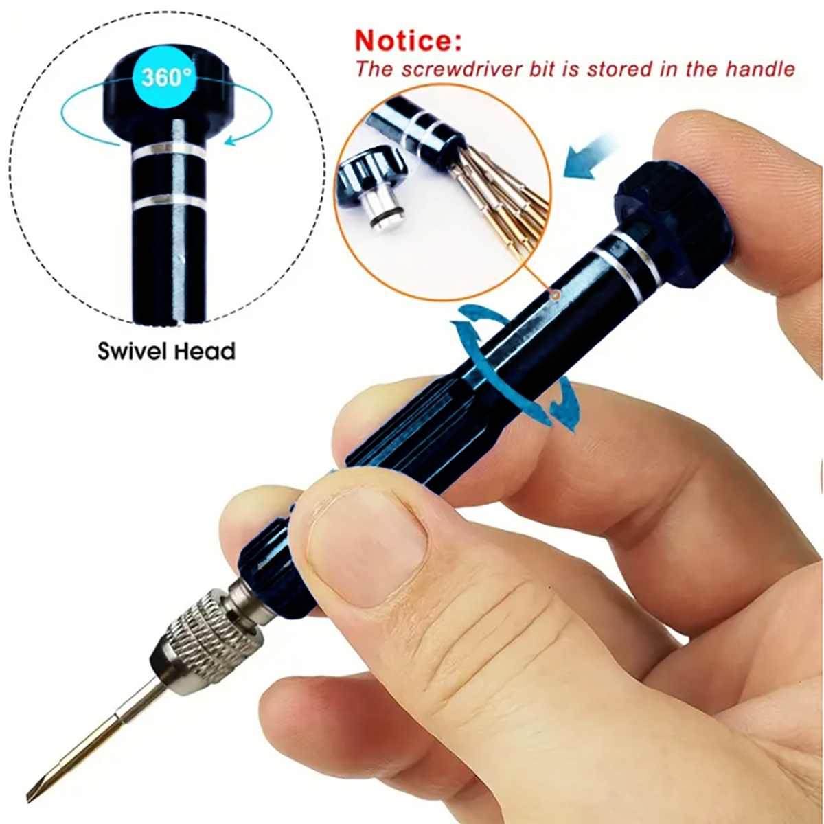 AliExpress 5-in-1 Mini Screwdriver Kit for Eyeglasses