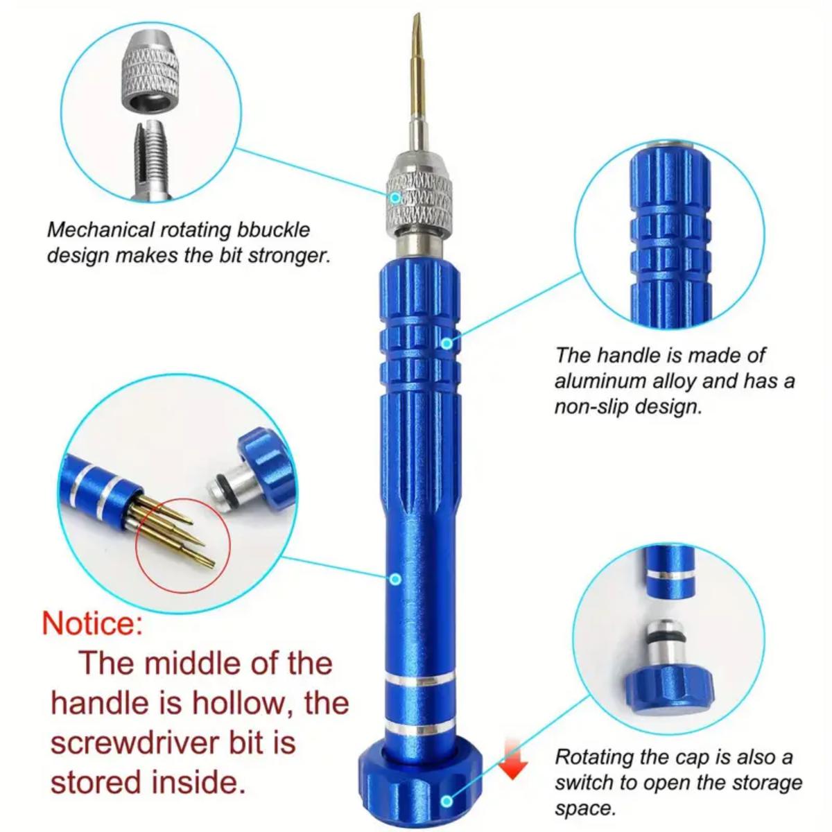 AliExpress 5-in-1 Mini Screwdriver Kit for Eyeglasses, view 6