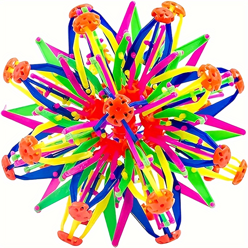 AliExpress 1pc Breathing Ball Expandable Ball Toy Sphere Colorful Expanding Ball Sensory Toys, Fidgets Toys, view 3