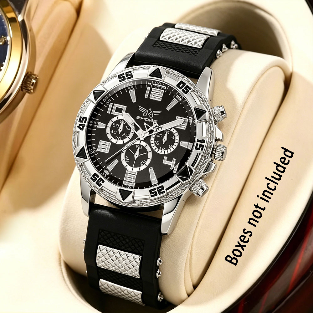 AliExpress Men's Casual Round-Dial Quartz Watch, view 2