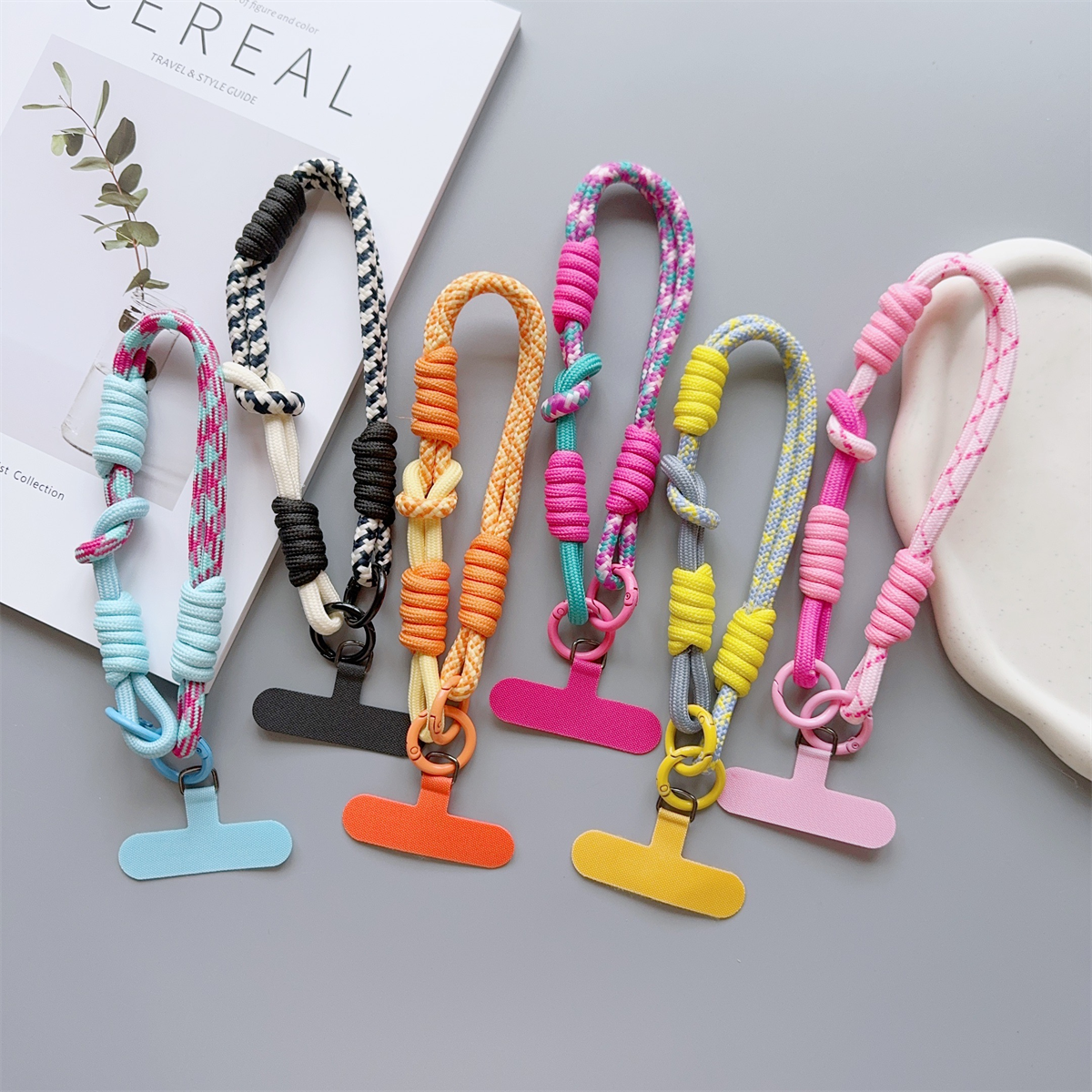 AliExpress 1Pc Cellphone Straps Hanging Cord Mobile Phone Lanyard Short Wrist Strap Charm Anti-lost Chain for Women Keychain Pendant