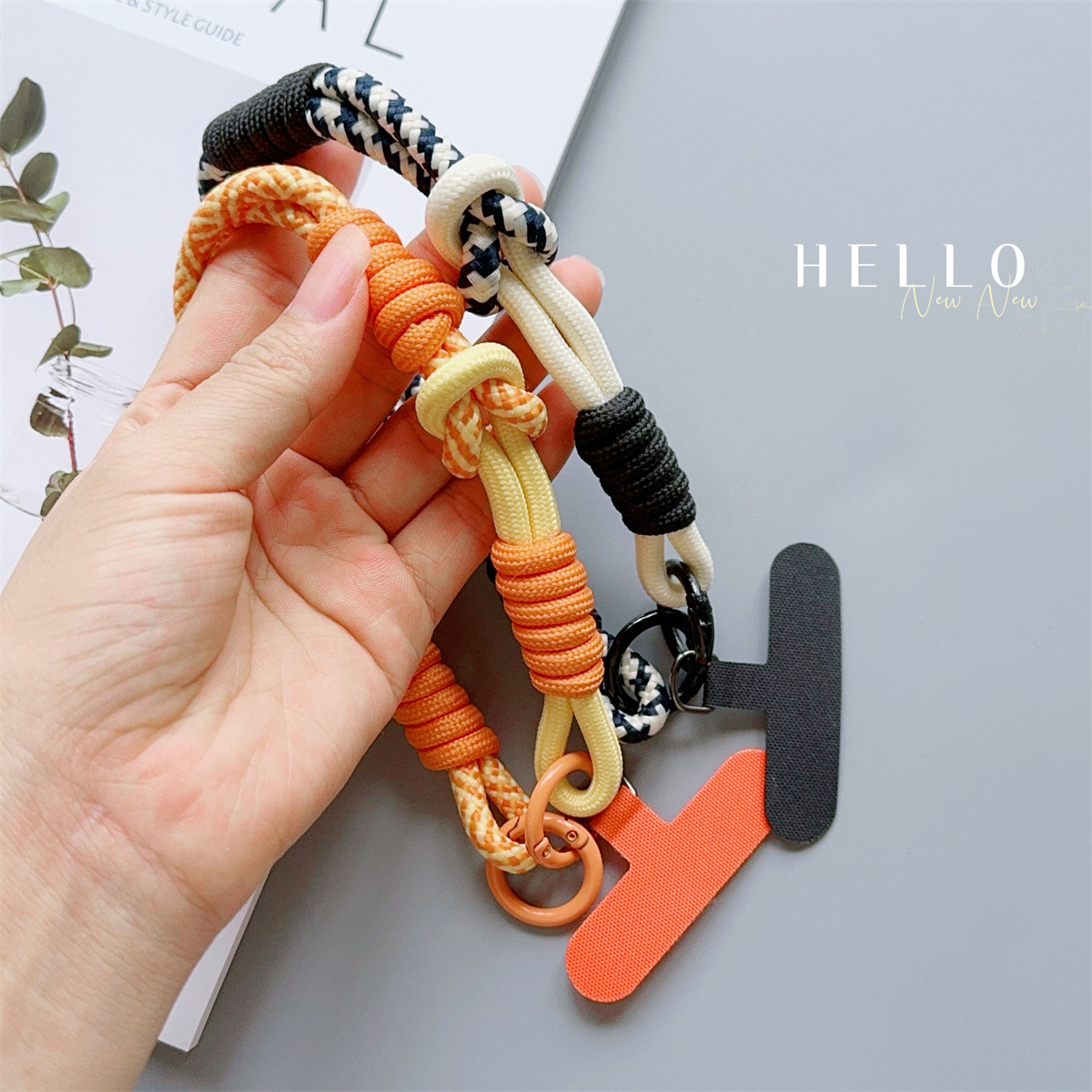 AliExpress 1Pc Cellphone Straps Hanging Cord Mobile Phone Lanyard Short Wrist Strap Charm Anti-lost Chain for Women Keychain Pendant, view 2