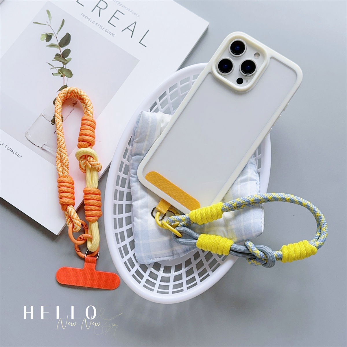 AliExpress 1Pc Cellphone Straps Hanging Cord Mobile Phone Lanyard Short Wrist Strap Charm Anti-lost Chain for Women Keychain Pendant, view 3