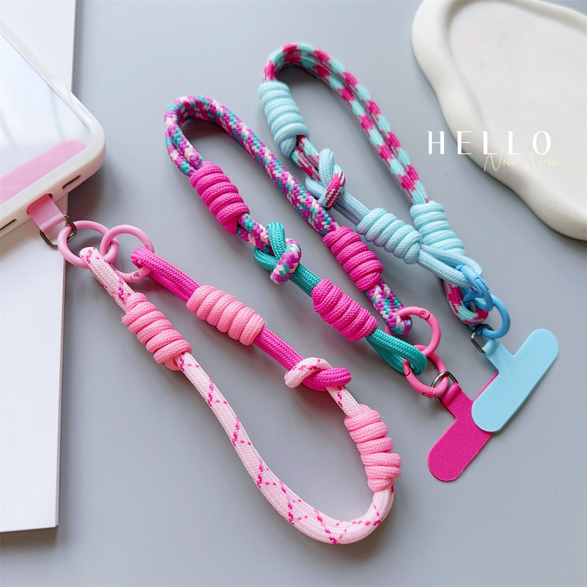 AliExpress 1Pc Cellphone Straps Hanging Cord Mobile Phone Lanyard Short Wrist Strap Charm Anti-lost Chain for Women Keychain Pendant, view 5