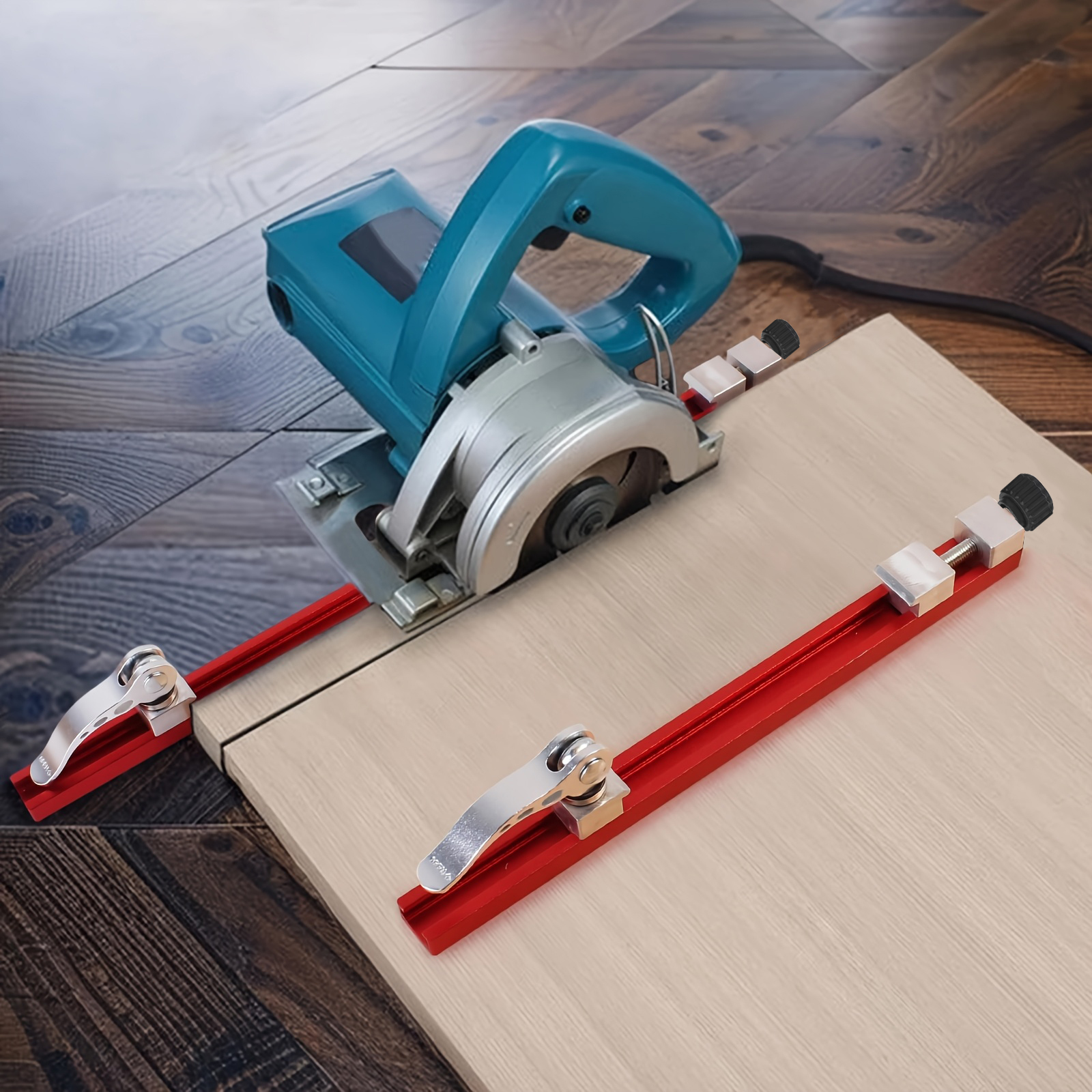 AliExpress 1Pc Circular Saw Guide Rail, Precision Adjustable Cutting Machine Base Guide for Woodworking, Cutting Guide Cutting and Milling