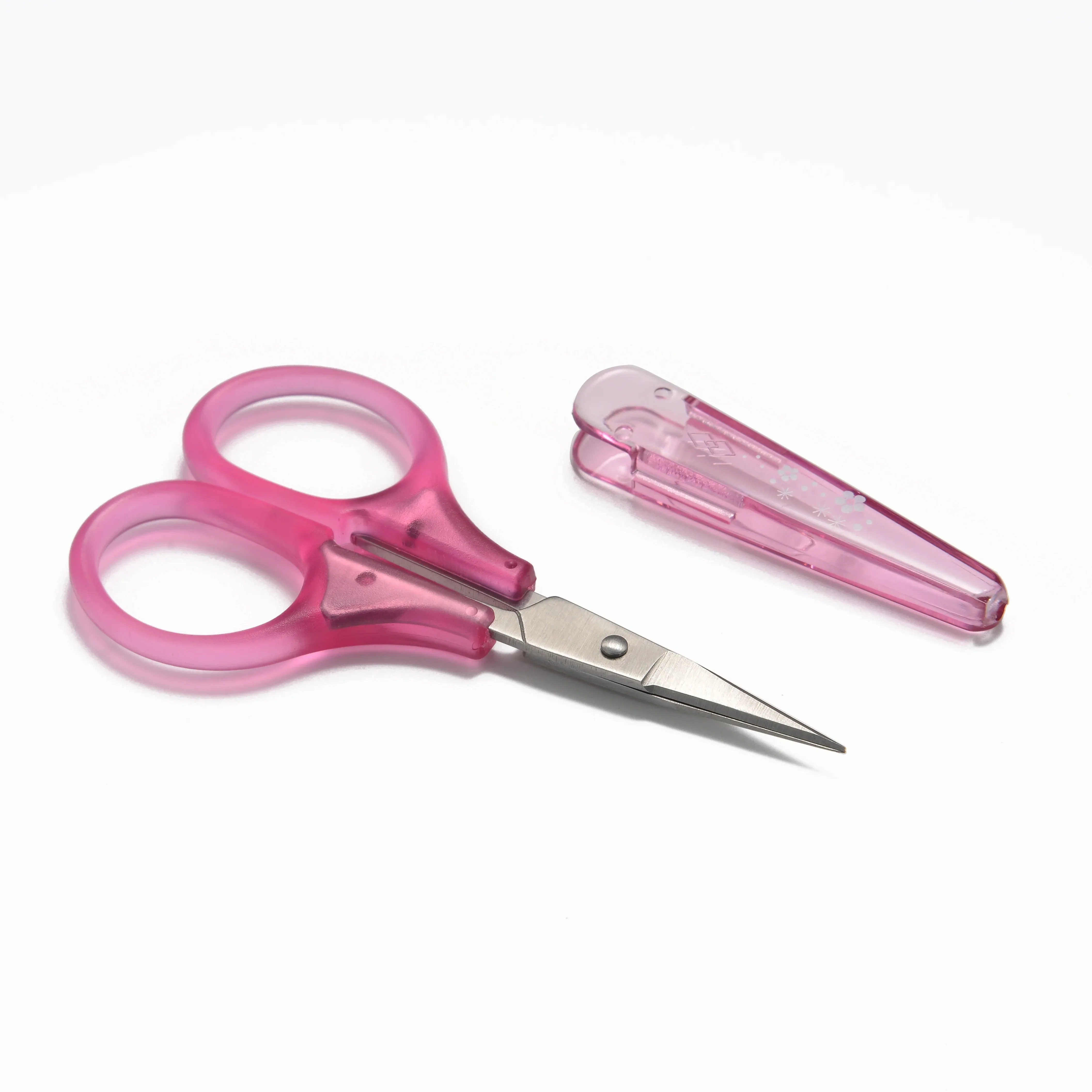 AliExpress 1pc Compact Precision Craft Scissors Sharp Stainless Steel Blades with Protective Cap, Tsa-Approved for Travel Stationery, view 2