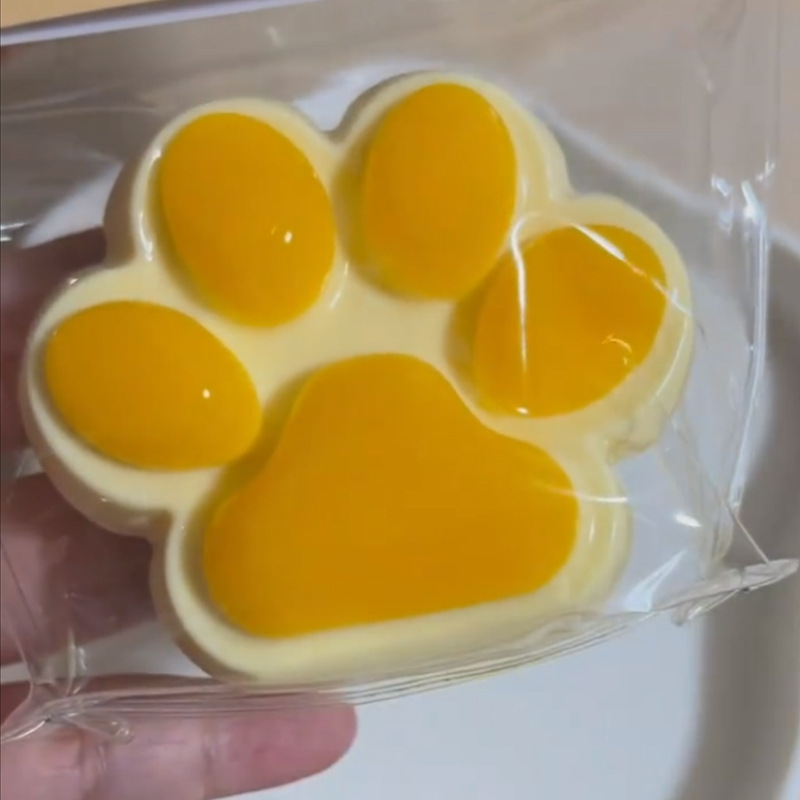 AliExpress 1pc Cute Cat Paw Squeeze Toy Soft Sticky Decompressing Stress Relief Slow Rebound Jelly Pinch Toy for Kids Adults Squishy Toy, view 2