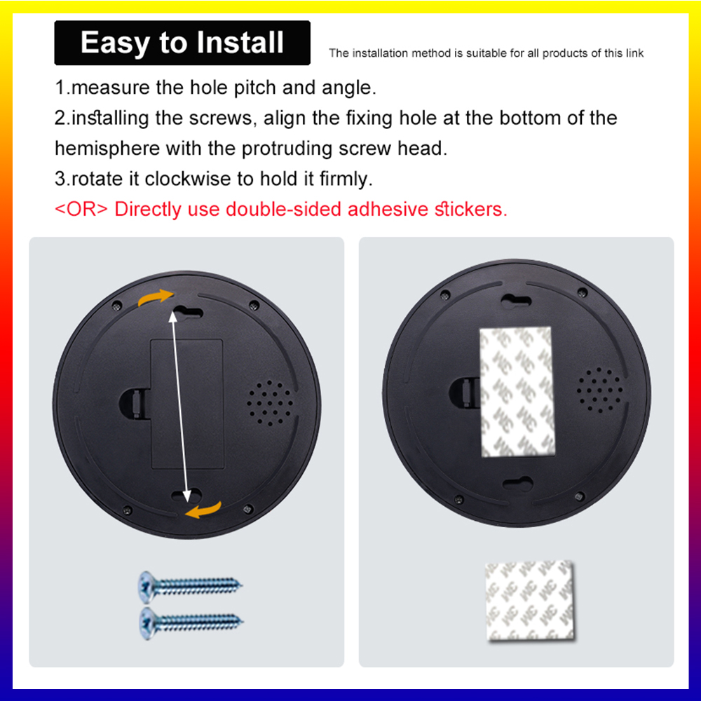 AliExpress Battery-Powered Fake Dome Security Camera, view 5