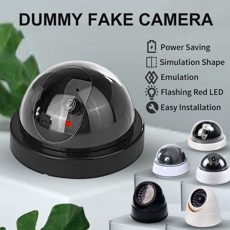 AliExpress Battery-Powered Dummy Dome Security Camera