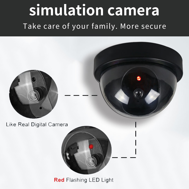 AliExpress Battery-Powered Dummy Dome Security Camera, view 5