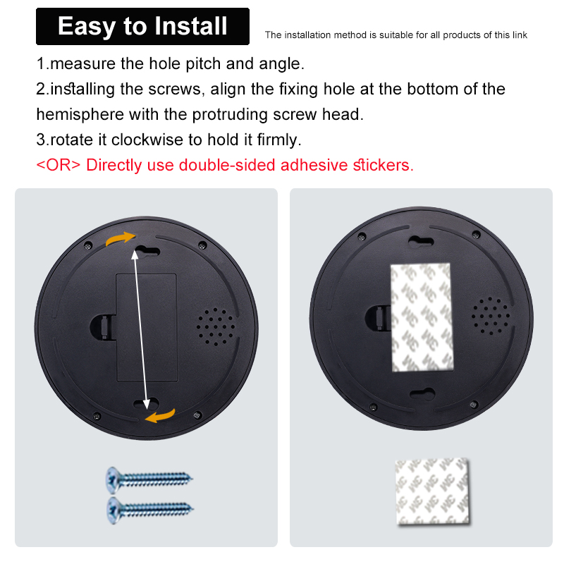 AliExpress Battery-Powered Dummy Dome Security Camera, view 6