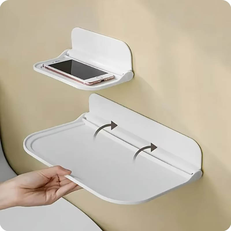 AliExpress Foldable No-Drill Wall-Mounted Shelf