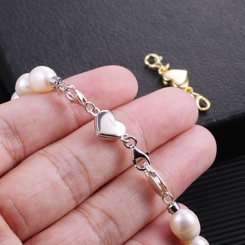 AliExpress Heart Magnetic Necklace Clasp Connector, view 2