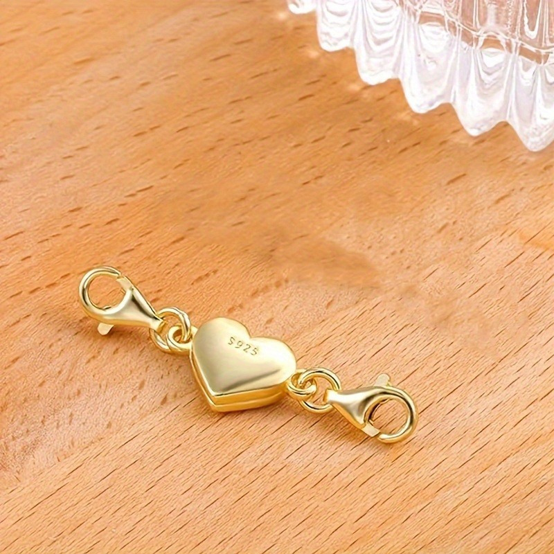 AliExpress Heart Magnetic Necklace Clasp Connector, view 5