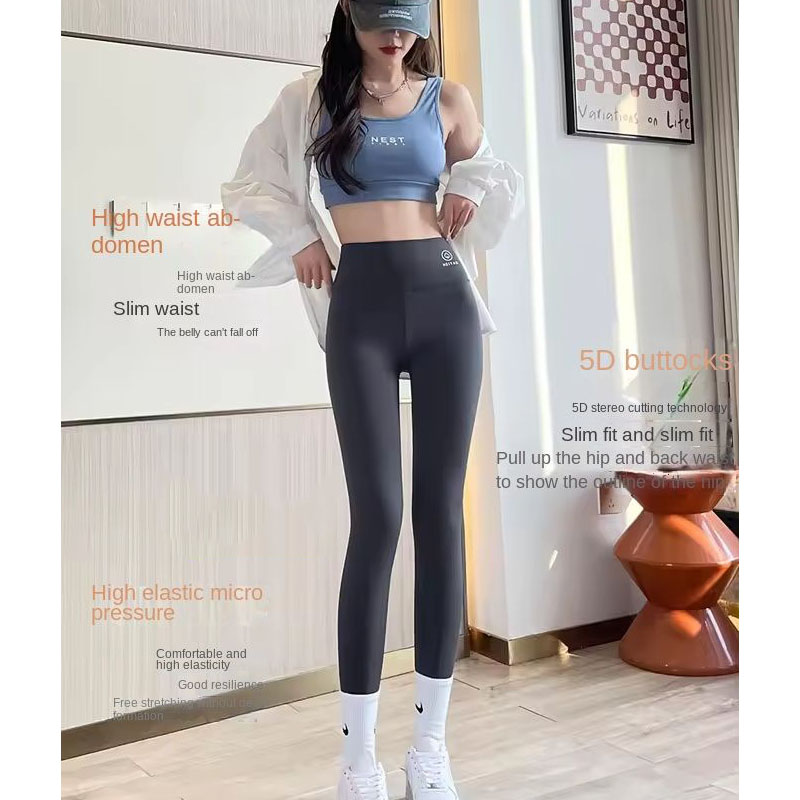 AliExpress 1PC High-waisted Yoga leggings Athletic tights Warm women's running pants Sexy hip lift pants Tights High-waisted stretch, view 6