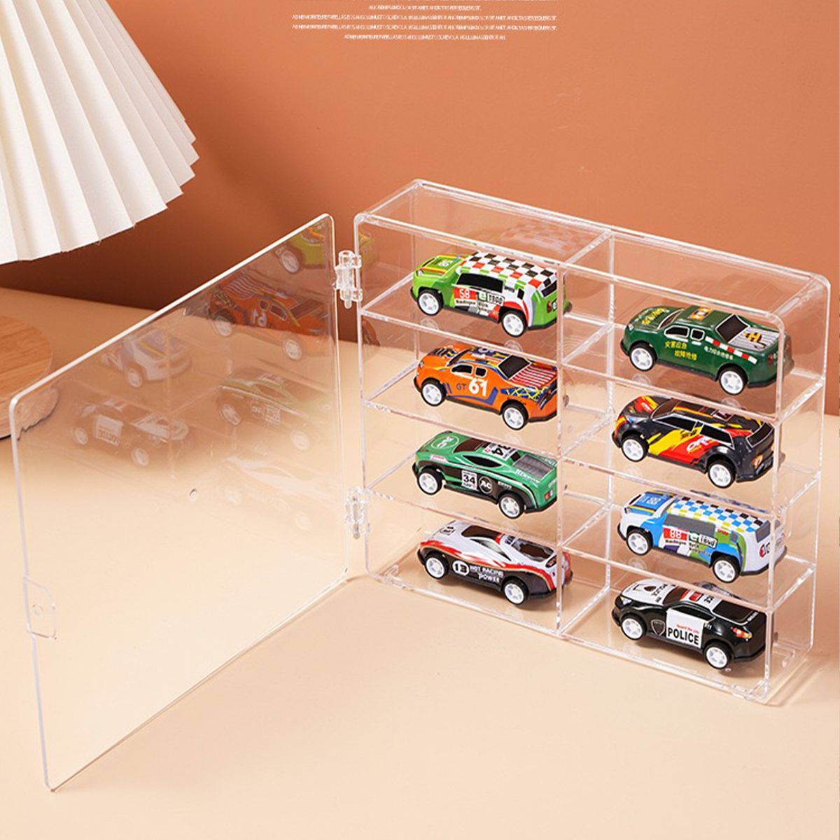 AliExpress 1pc Hot Wheels Toy Car Display Stand, Compartmentalized Transparent Box for Small Car Model Storage