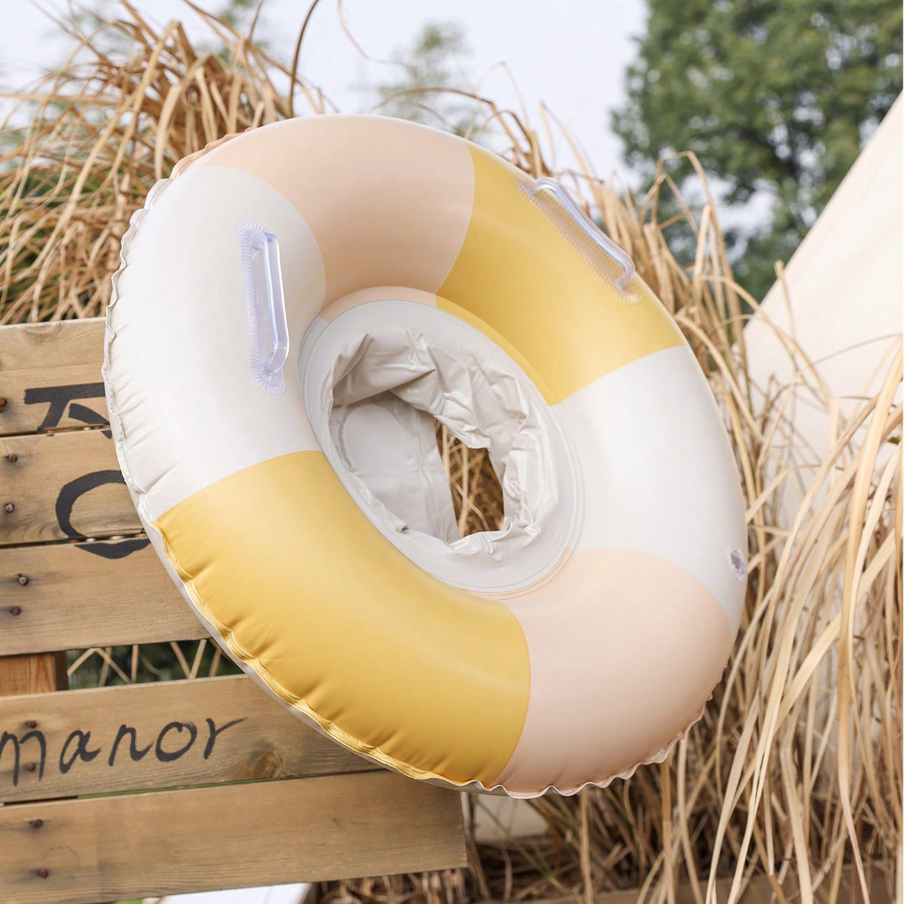 AliExpress Inflatable PVC Swim Ring with Grip Handles, view 4