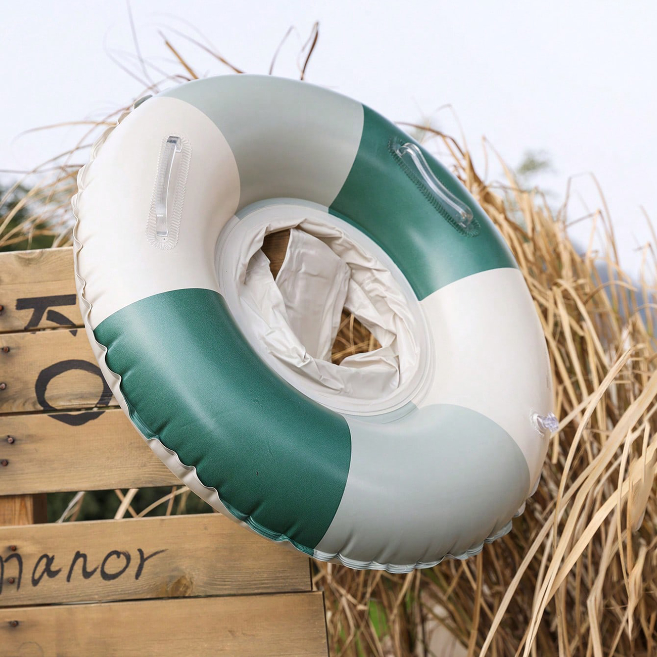 AliExpress Inflatable PVC Swim Ring with Grip Handles, view 5