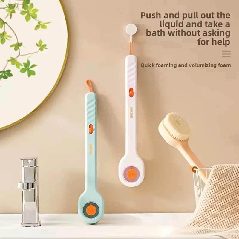 AliExpress Liquid-Filled Long-Handle Bath Brush, view 3