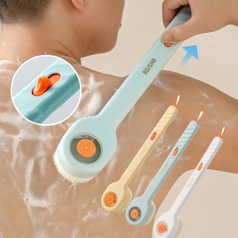 AliExpress Liquid-Filled Long-Handle Bath Brush, view 2