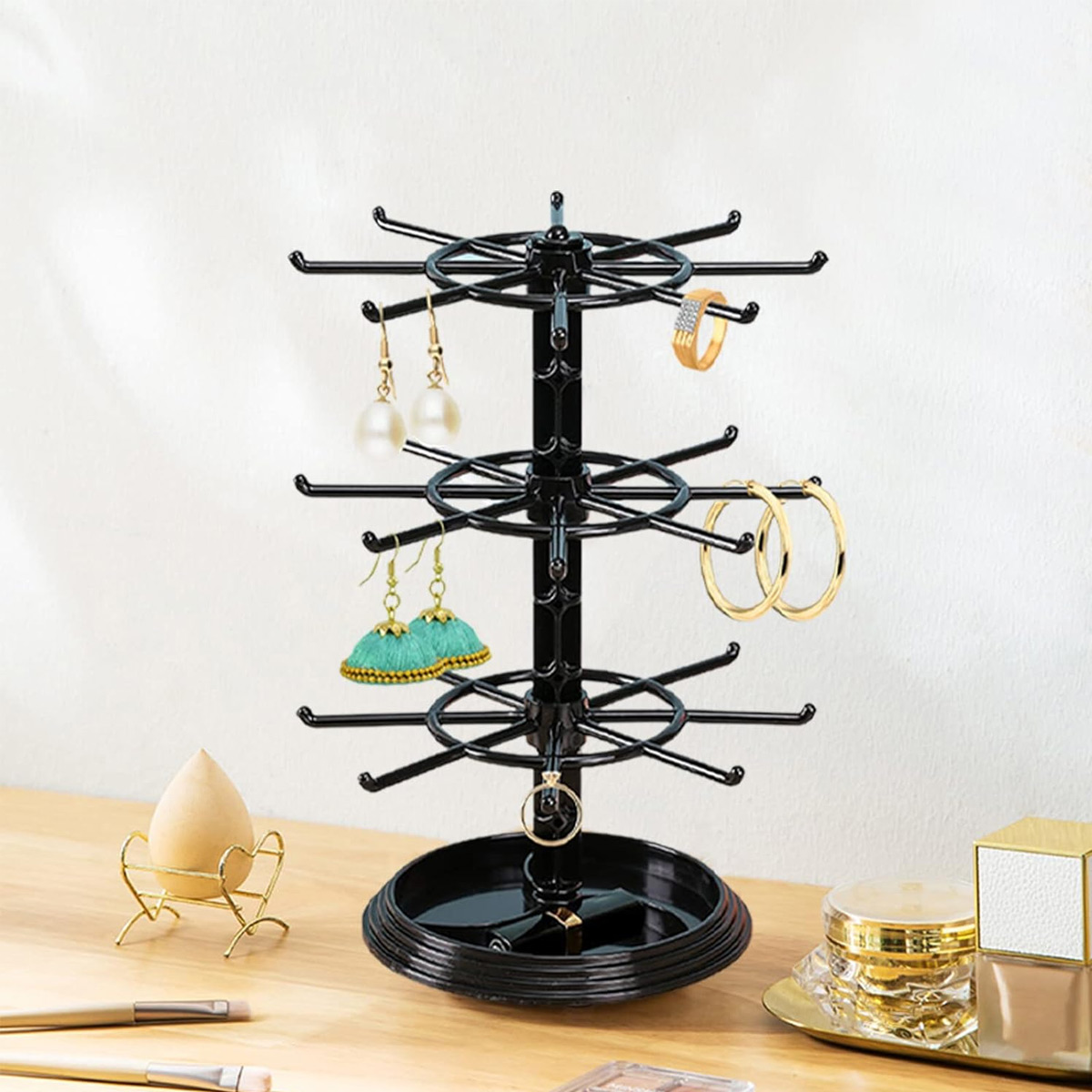 AliExpress Multi-Layer Rotating Jewelry Hanging Rack