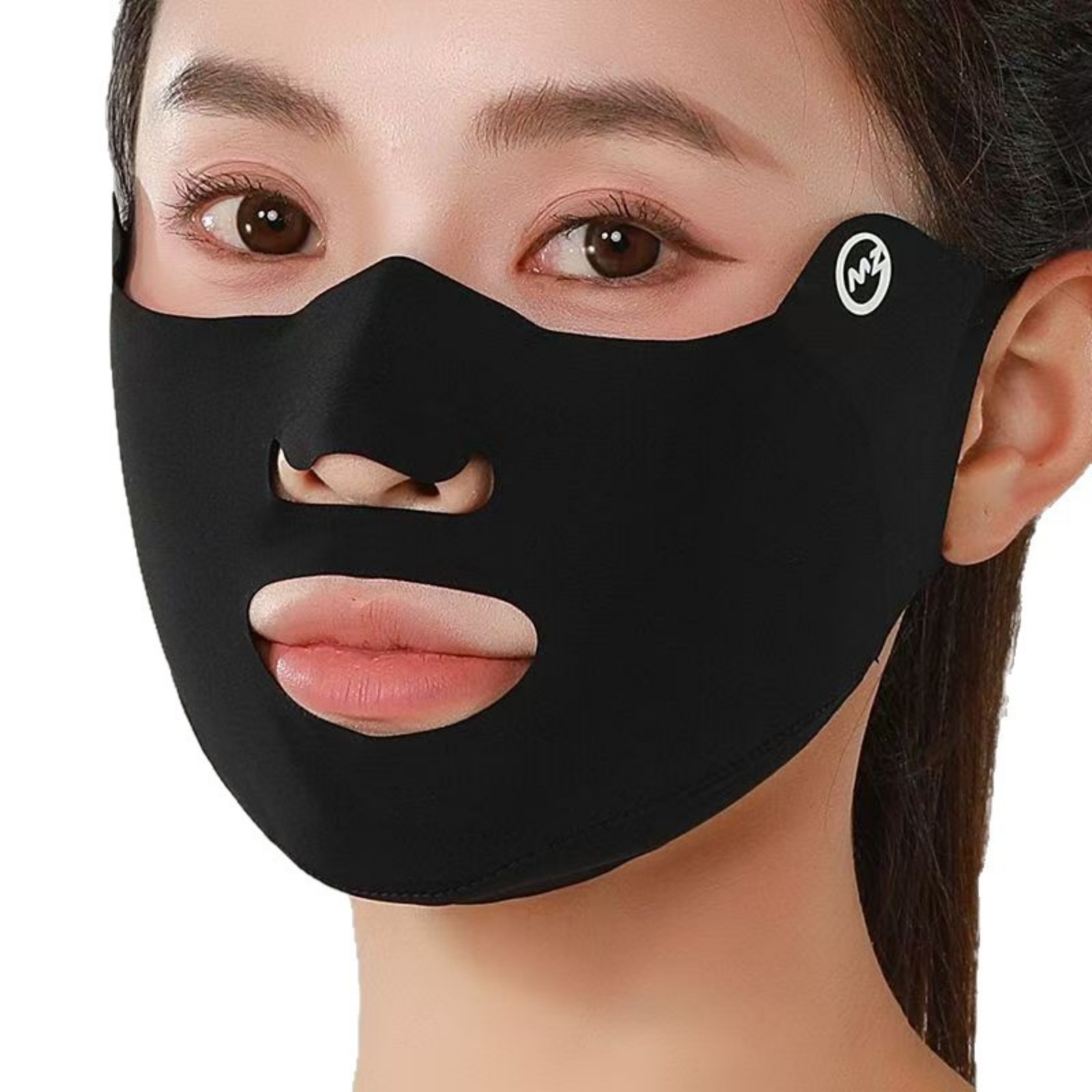 AliExpress 1PC New Breathable Ice Silk Mask Washable Dustproof Sunscreen Mask Anti-UV Riding Face Mask Protect The Corners of The Eyes, view 6