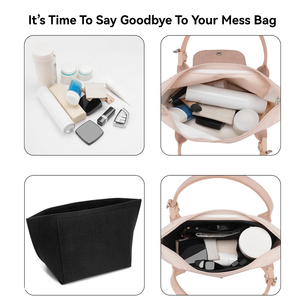 AliExpress Padded Felt Handbag Insert Organizer, view 6