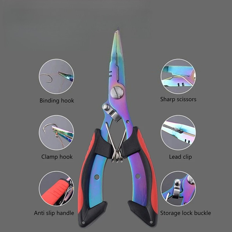 AliExpress Stainless Steel Split Ring Opener Fishing Pliers, view 4