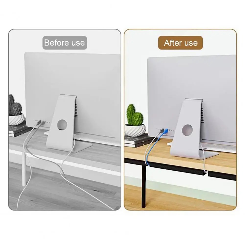 AliExpress PVC Under-Desk Cable Tray (No Drilling), view 6