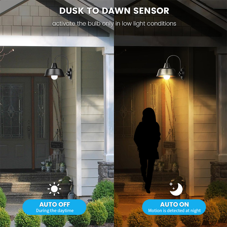 AliExpress 1pc Radar Motion Sensor Light Bulbs Dusk to Dawn LED Bulbs Outdoor Auto On/Off for Indoor Outdoor Basements, Porch,Courtyards, view 6