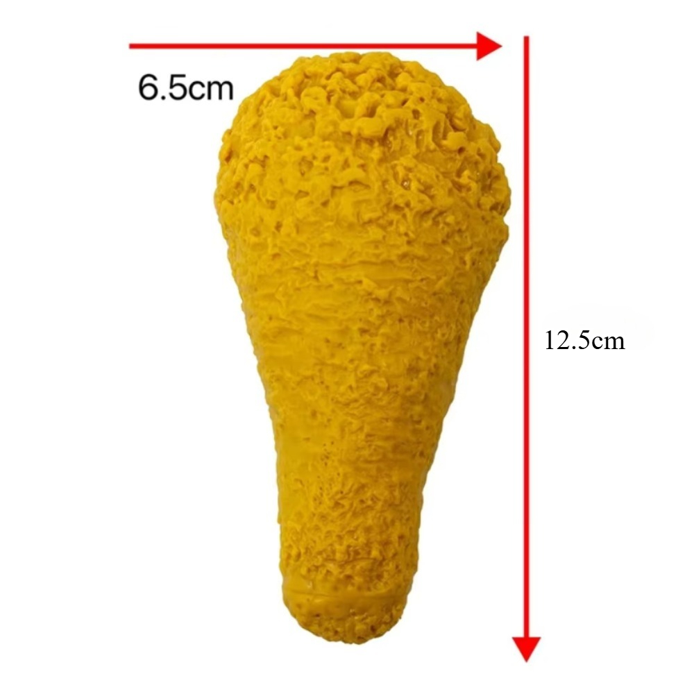 AliExpress 1PC Realistic Fried Chicken Leg Squishy Toy Slow Rising Crispy Sound Food Squeeze Fidget Funny Portable Novelty Gift, view 2