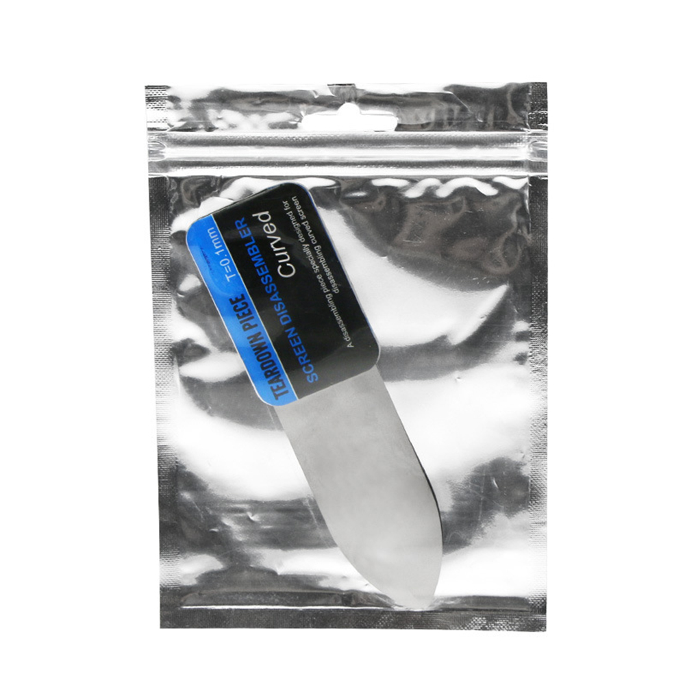 AliExpress 1pc Steel Metal Mobile Phone Curved LCD Screen Spudger Opening Pry Card Tools Ultra Thin Flexible Mobile Phone Disassemble Tools, view 6